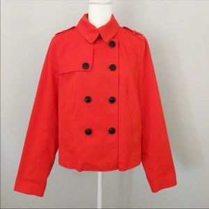 GAP True Red Mini Peacoat Size Large EUC